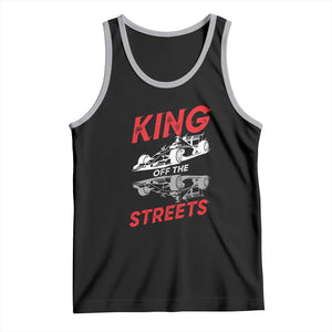 Racing Car Tank Top King Of The Streets TS14 Black Athletic Heather Print Your Wear