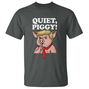 Quiet Piggy T Shirt Funny Anti Trump Political Meme - Print Your Wear