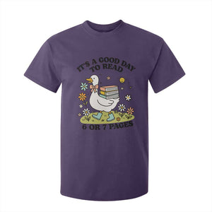 Its A Good Day To Read 6 or 7 Pages T Shirt For Kid Funny Six Seven Teacher Book Lover TS14 Purple Print Your Wear