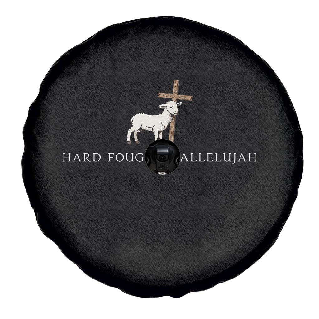 Hard Fought Hallelujah Spare Tire Cover Christian Bible Verse Faith TS14 Print Your Wear