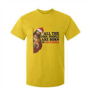 Funny December Birthday T Shirt For Kid All The Cool People are Born in December TS14 Daisy Print Your Wear