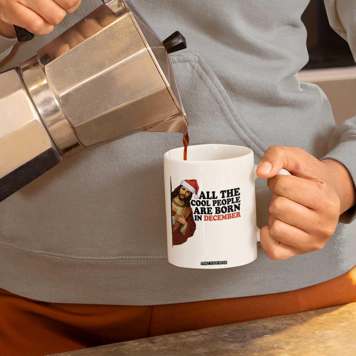 Funny December Birthday Coffee Mug All The Cool People are Born in December TS14 Print Your Wear