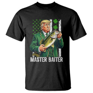 Funny Trump St Patricks Day T Shirt Patriotic Fisherman Bass Fishing Master Baiter TS14 Black Print Your Wear