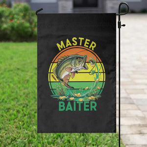 Funny Bass Fishing St Patricks Day Garden Flag Master Baiter TS14 Print Your Wear