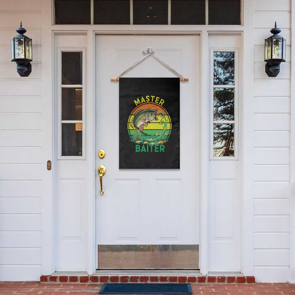 Funny Bass Fishing St Patricks Day Garden Flag Master Baiter TS14 Print Your Wear