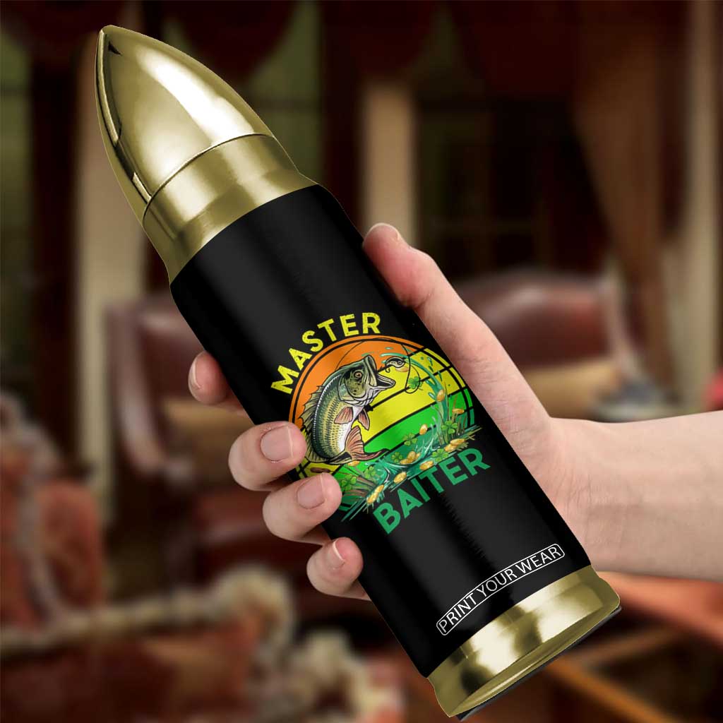 Funny Bass Fishing St Patricks Day Bullet Tumbler Master Baiter TS14 Print Your Wear