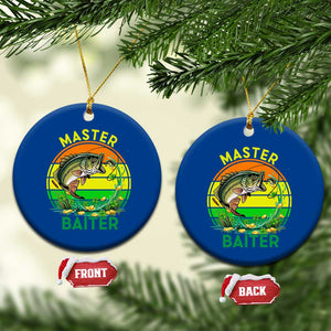 Funny Bass Fishing St Patricks Day Ceramic Ornament Master Baiter TS14 1pc Blue Print Your Wear