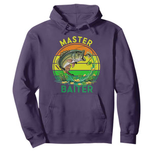 Funny Bass Fishing St Patricks Day Hoodie Master Baiter TS14 Purple Print Your Wear