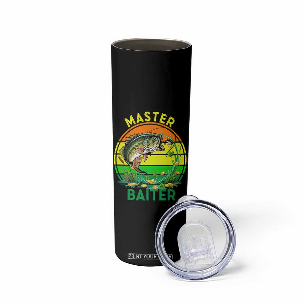 Funny Bass Fishing St Patricks Day Skinny Tumbler Master Baiter TS14 Print Your Wear