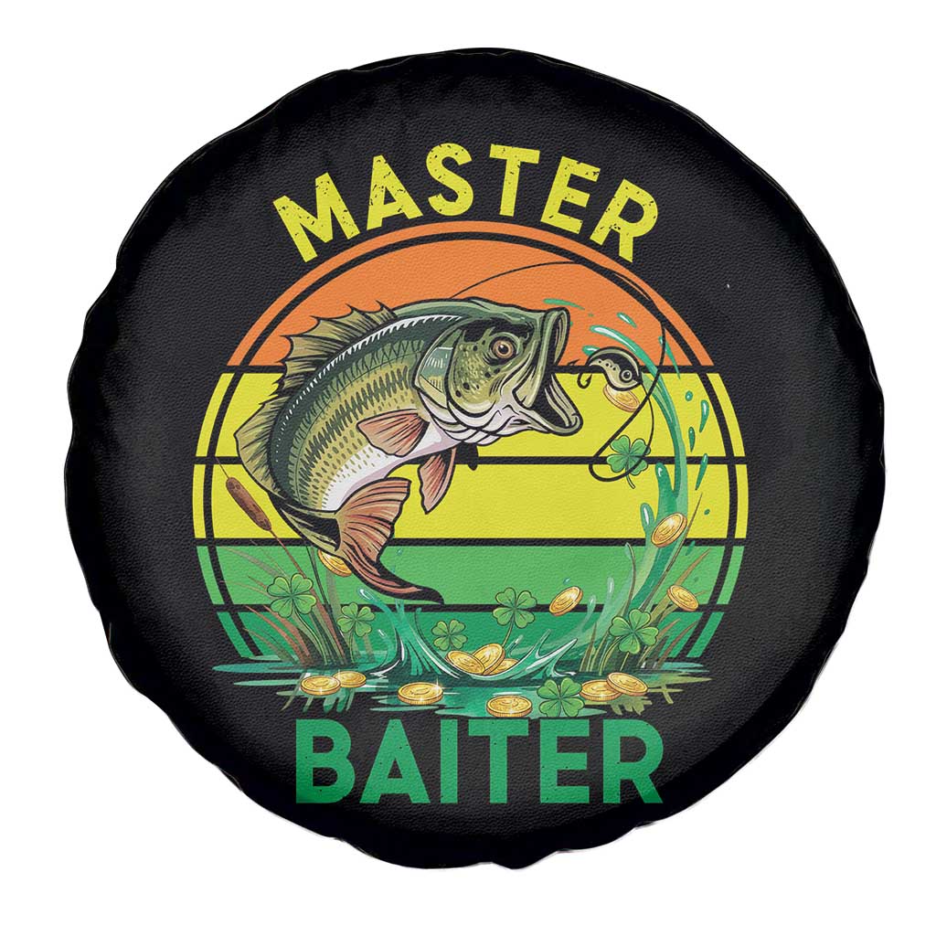 Funny Bass Fishing St Patricks Day Spare Tire Cover Master Baiter TS14 Print Your Wear