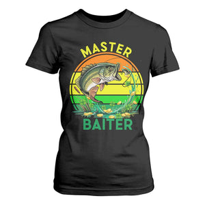 Funny Bass Fishing St Patricks Day T Shirt For Women Master Baiter TS14 Black Print Your Wear