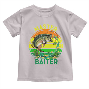 Funny Bass Fishing St Patricks Day Toddler T Shirt Master Baiter TS14 Ice Gray Print Your Wear