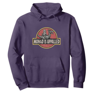 Retro Mongo is Appalled Hoodie Princess Cat Riding Dinosaur Book Lover TS14 Purple Print Your Wear