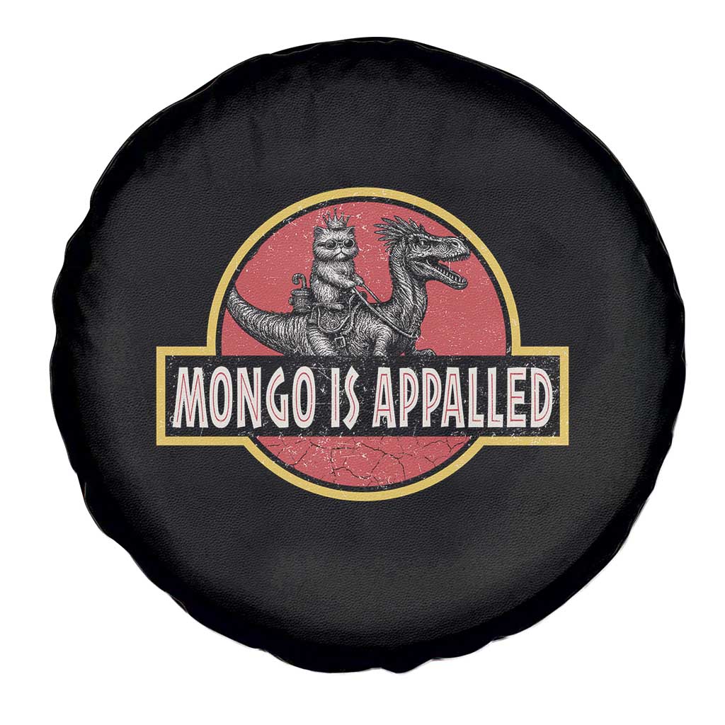 Retro Mongo is Appalled Spare Tire Cover Princess Cat Riding Dinosaur Book Lover TS14 Print Your Wear
