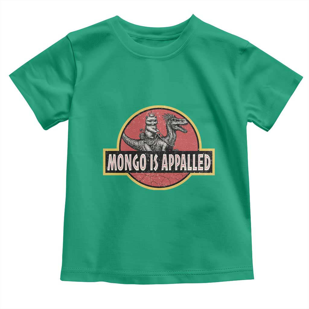 Retro Mongo is Appalled Toddler T Shirt Princess Cat Riding Dinosaur Book Lover TS14 Irish Green Print Your Wear