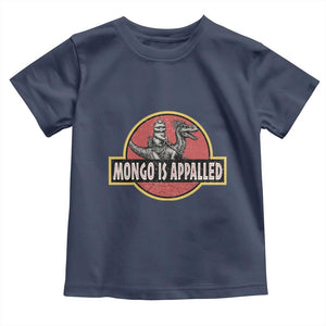Retro Mongo is Appalled Toddler T Shirt Princess Cat Riding Dinosaur Book Lover TS14 Navy Print Your Wear