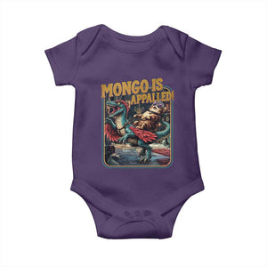 Mongo is Appalled Baby Onesie Vintage Princess Cat Riding Dinosaur Sci-Fi Book Lover TS14 Purple Print Your Wear