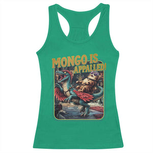 Mongo is Appalled Racerback Tank Top Vintage Princess Cat Riding Dinosaur Sci-Fi Book Lover TS14 Irish Green Print Your Wear