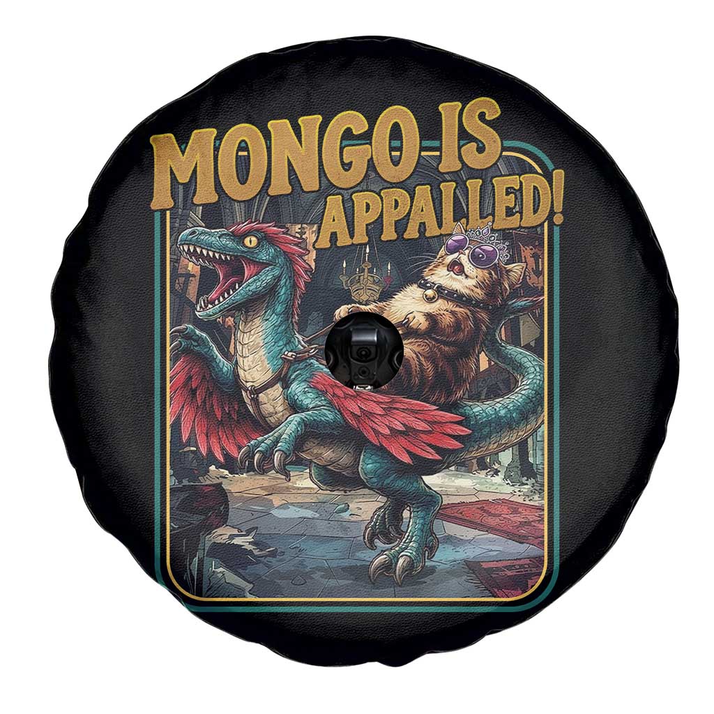 Mongo is Appalled Spare Tire Cover Vintage Princess Cat Riding Dinosaur Sci-Fi Book Lover TS14 Print Your Wear