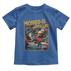 Mongo is Appalled Toddler T Shirt Vintage Princess Cat Riding Dinosaur Sci-Fi Book Lover TS14 Royal Blue Print Your Wear