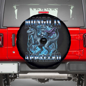Mongo is Appalled Spare Tire Cover Funny Princess Cat Riding Dinosaur TS14 Black Print Your Wear