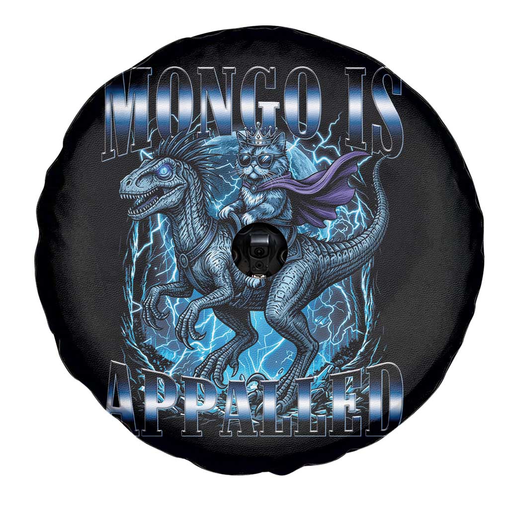 Mongo is Appalled Spare Tire Cover Funny Princess Cat Riding Dinosaur TS14 Print Your Wear