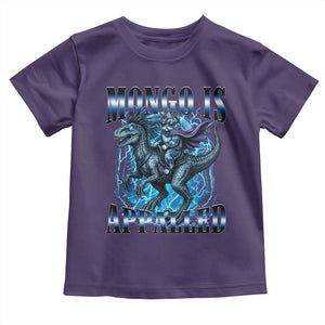 Mongo is Appalled Toddler T Shirt Funny Princess Cat Riding Dinosaur TS14 Purple Print Your Wear