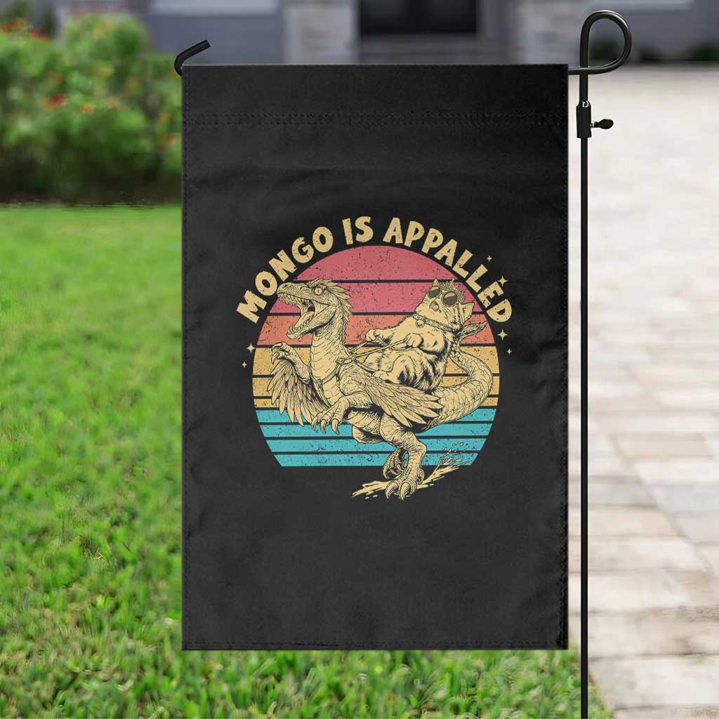 Mongo is Appalled Garden Flag Vintage Princess Cat Riding Dinosaur TS14 Print Your Wear
