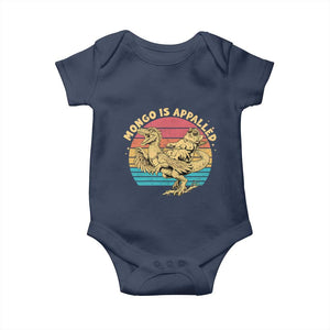 Mongo is Appalled Baby Onesie Vintage Princess Cat Riding Dinosaur TS14 Navy Print Your Wear