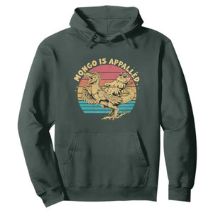 Mongo is Appalled Hoodie Vintage Princess Cat Riding Dinosaur TS14 Dark Forest Green Print Your Wear