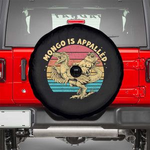 Mongo is Appalled Spare Tire Cover Vintage Princess Cat Riding Dinosaur TS14 Black Print Your Wear
