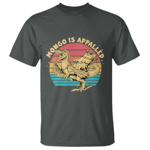 Mongo is Appalled T Shirt Vintage Princess Cat Riding Dinosaur TS14 Dark Heather Print Your Wear
