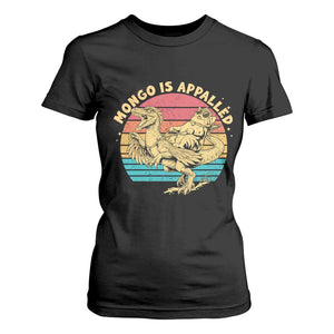 Mongo is Appalled T Shirt For Women Vintage Princess Cat Riding Dinosaur TS14 Black Print Your Wear
