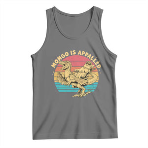 Mongo is Appalled Tank Top Vintage Princess Cat Riding Dinosaur TS14 Black Heather Print Your Wear