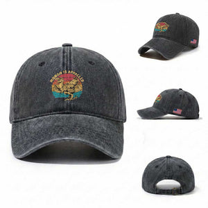 Mongo is Appalled Washed Cotton Baseball Cap Vintage Princess Cat Riding Dinosaur TS14 Washed Cap Universal Fit Dark Gray Print Your Wear