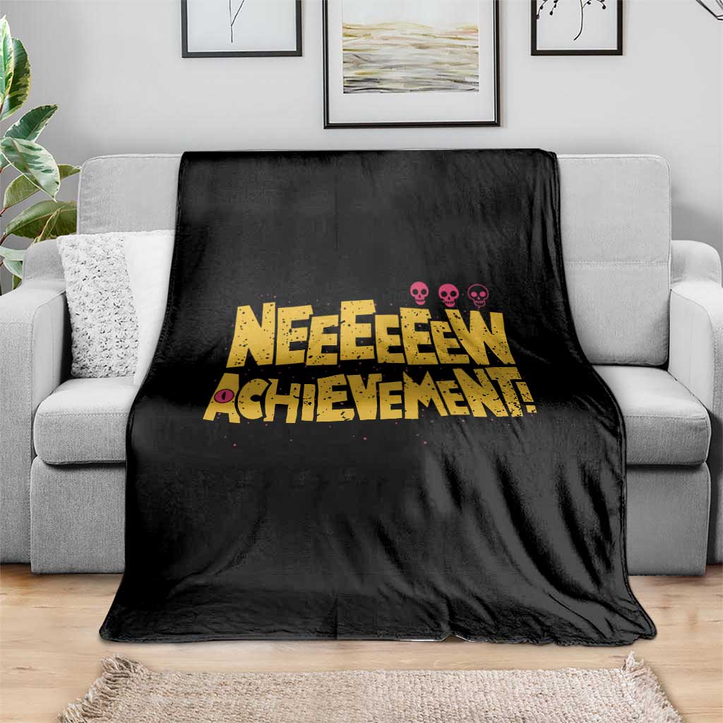 New Achievement Throw Blanket Funny Sci-Fi Book Lover TS14 Print Your Wear