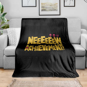 New Achievement Throw Blanket Funny Sci-Fi Book Lover TS14 Print Your Wear