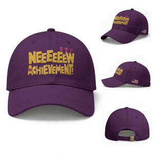 New Achievement Baseball Cap Funny Sci-Fi Book Lover TS14 Baseball Cap Universal Fit Purple Print Your Wear