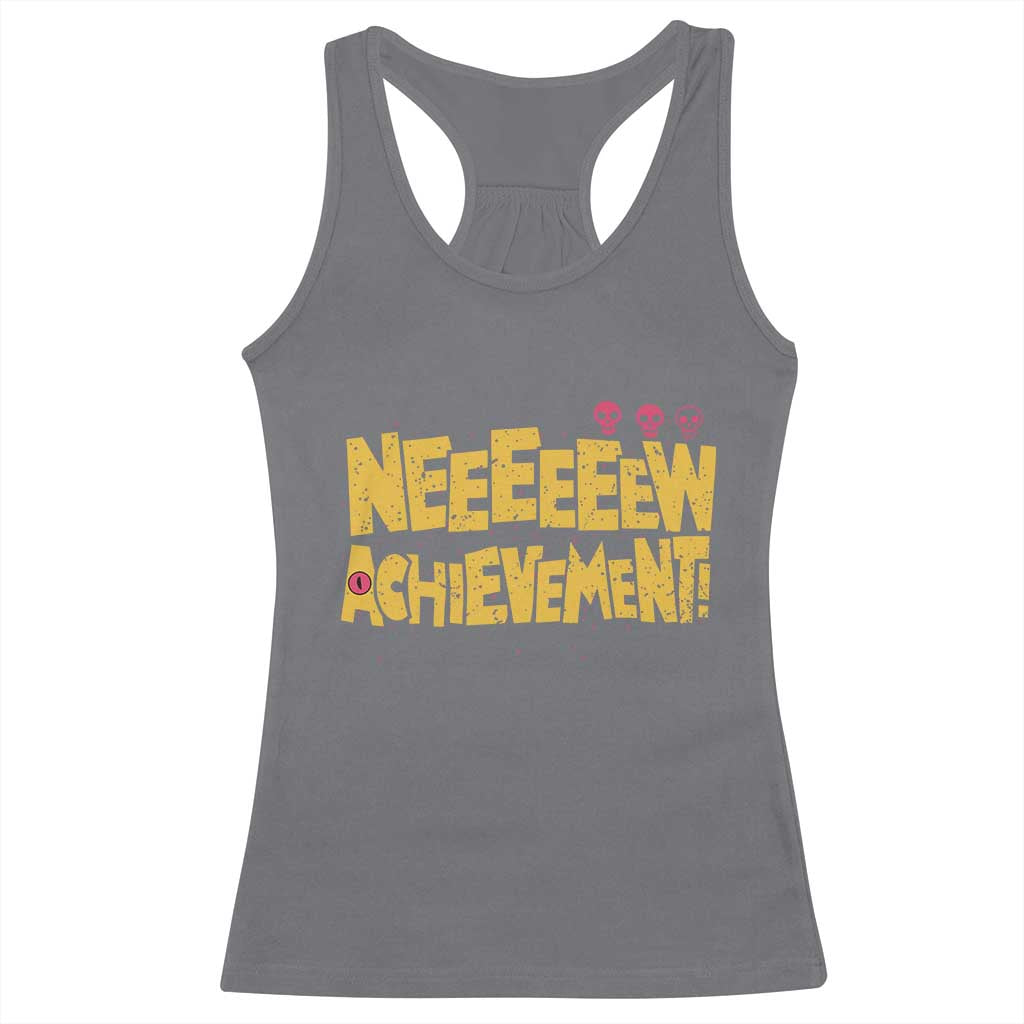 New Achievement Racerback Tank Top Funny Sci-Fi Book Lover TS14 Charcoal Print Your Wear