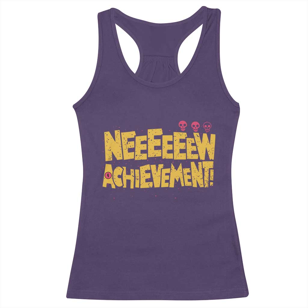 New Achievement Racerback Tank Top Funny Sci-Fi Book Lover TS14 Purple Print Your Wear