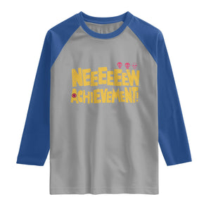 New Achievement Raglan Shirt Funny Sci-Fi Book Lover TS14 Sport Gray Royal Print Your Wear
