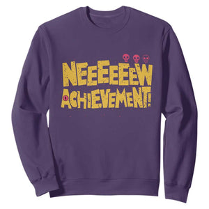 New Achievement Sweatshirt Funny Sci-Fi Book Lover TS14 Purple Print Your Wear