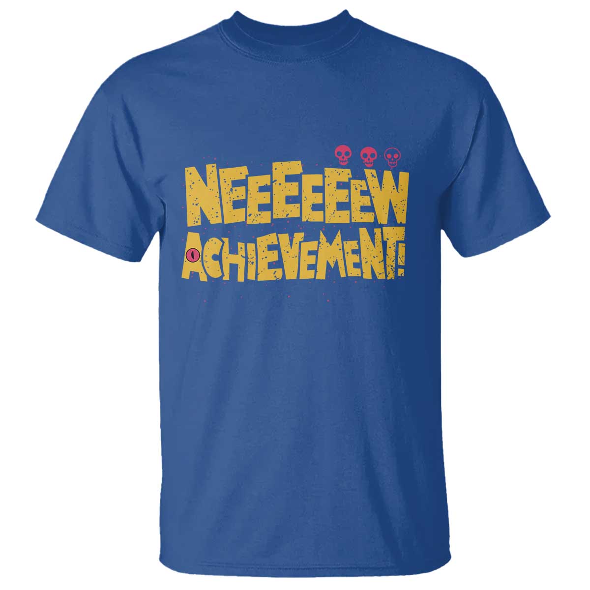 New Achievement T Shirt Funny Sci-Fi Book Lover TS14 Royal Blue Print Your Wear