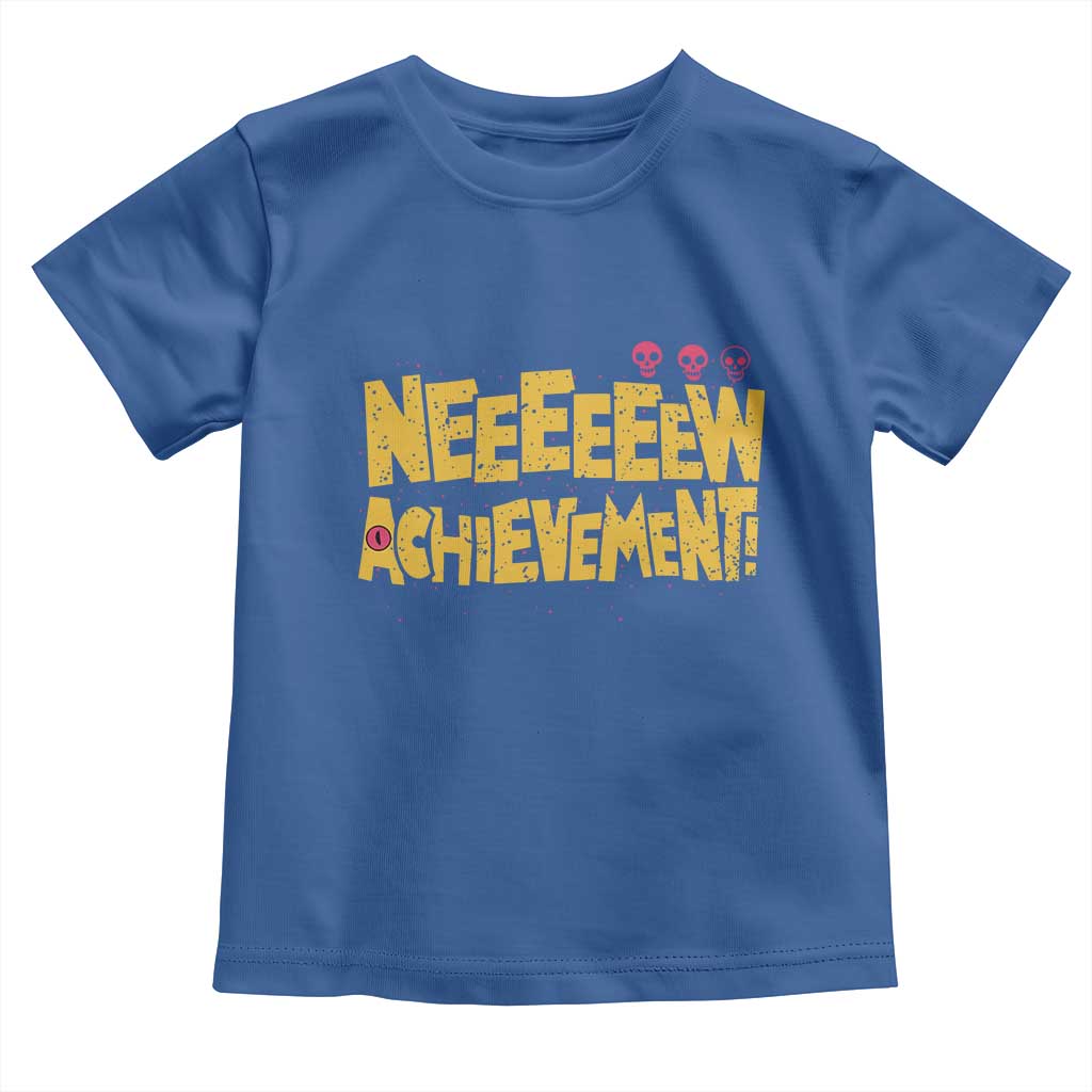 New Achievement Toddler T Shirt Funny Sci-Fi Book Lover TS14 Royal Blue Print Your Wear