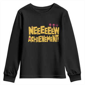 New Achievement Youth Sweatshirt Funny Sci-Fi Book Lover TS14 Black Print Your Wear