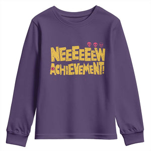 New Achievement Youth Sweatshirt Funny Sci-Fi Book Lover TS14 Purple Print Your Wear