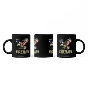 250 Years America Anniversary Coffee Mug Military Eagle American Flag Camo