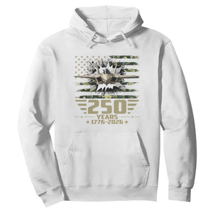 250 Years Anniversary Hoodie Patriotic Jet Fighter US Flag Camo