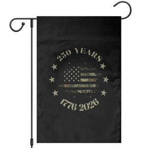 250 Years Anniversary Garden Flag Camo American Flag Independence Day