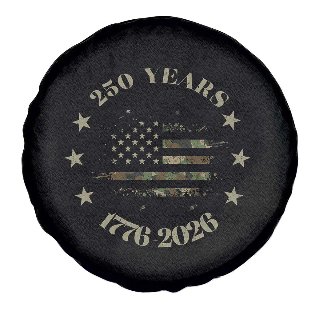 250 Years Anniversary Spare Tire Cover Camo American Flag Independence Day TS14 Print Your Wear